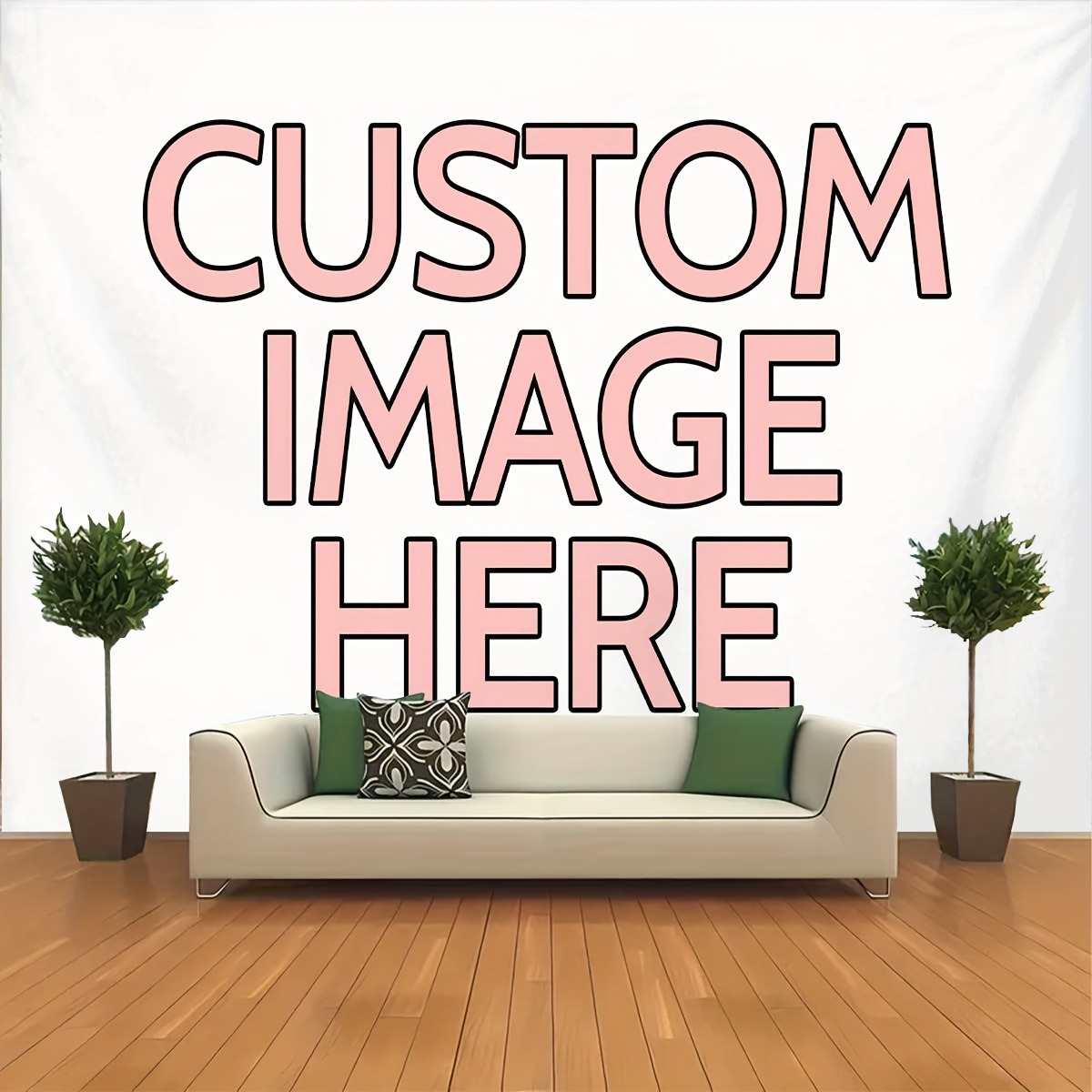 Company Profile Printing - Custom Personalized Tapestry Background - 2D