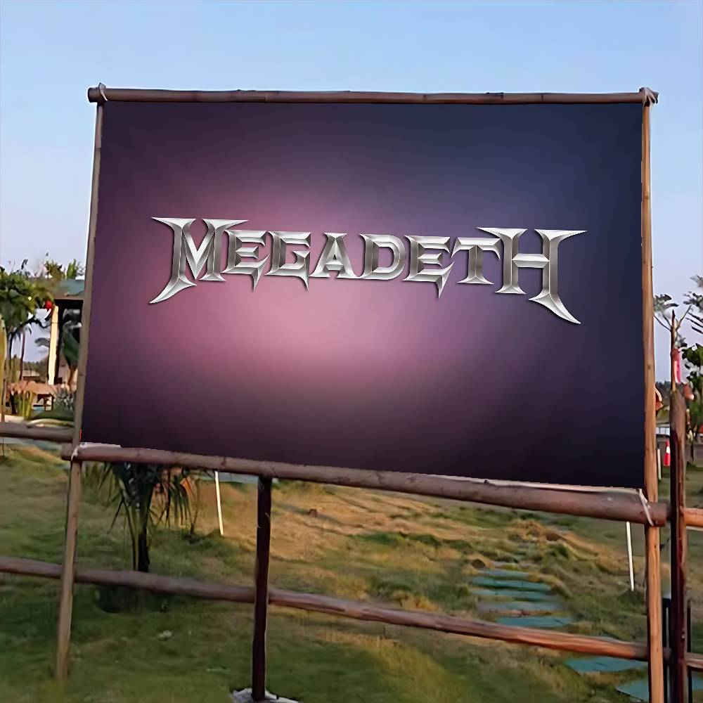 Commercial Banner Printing - Rock Metal Band M-Megadeth Advanced Printing
