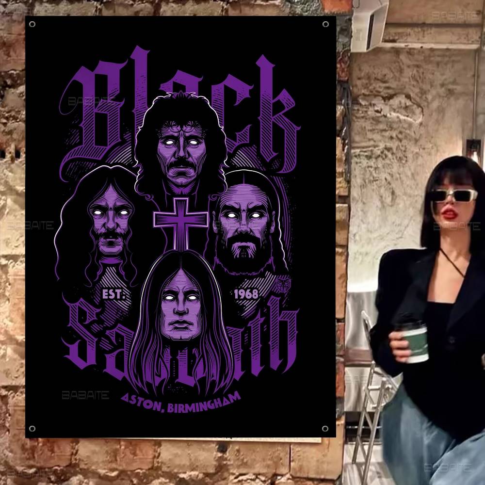 Black Sabbath Heavy Metal Adva - Commercial Banner Printing ulasan dan harga