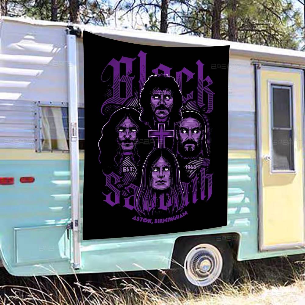 Black Sabbath Heavy Metal Adva - Commercial Banner Printing ulasan dan harga