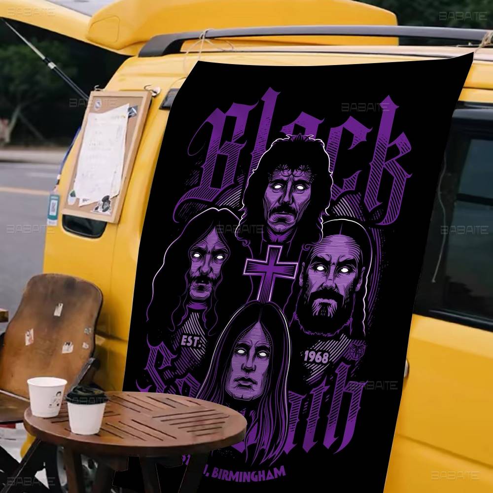 Black Sabbath Heavy Metal Adva - Commercial Banner Printing ulasan dan harga