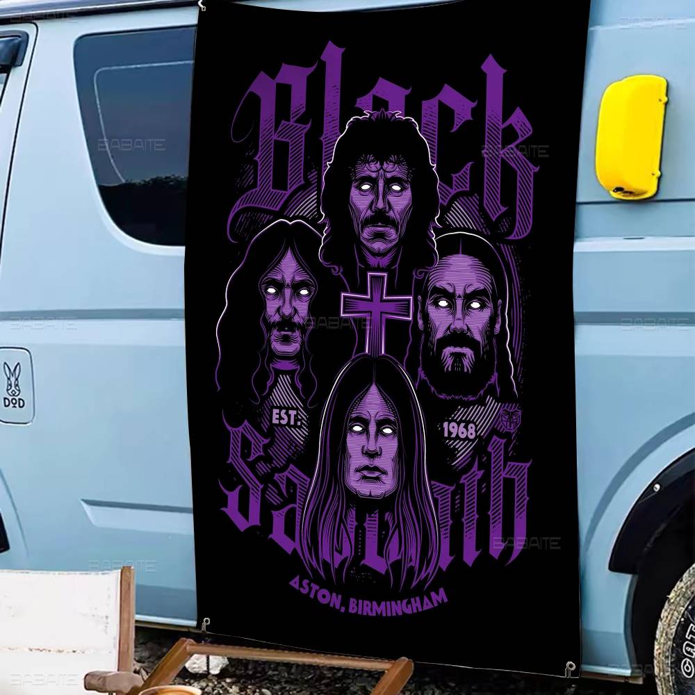 Black Sabbath Heavy Metal Adva - Commercial Banner Printing ulasan dan harga