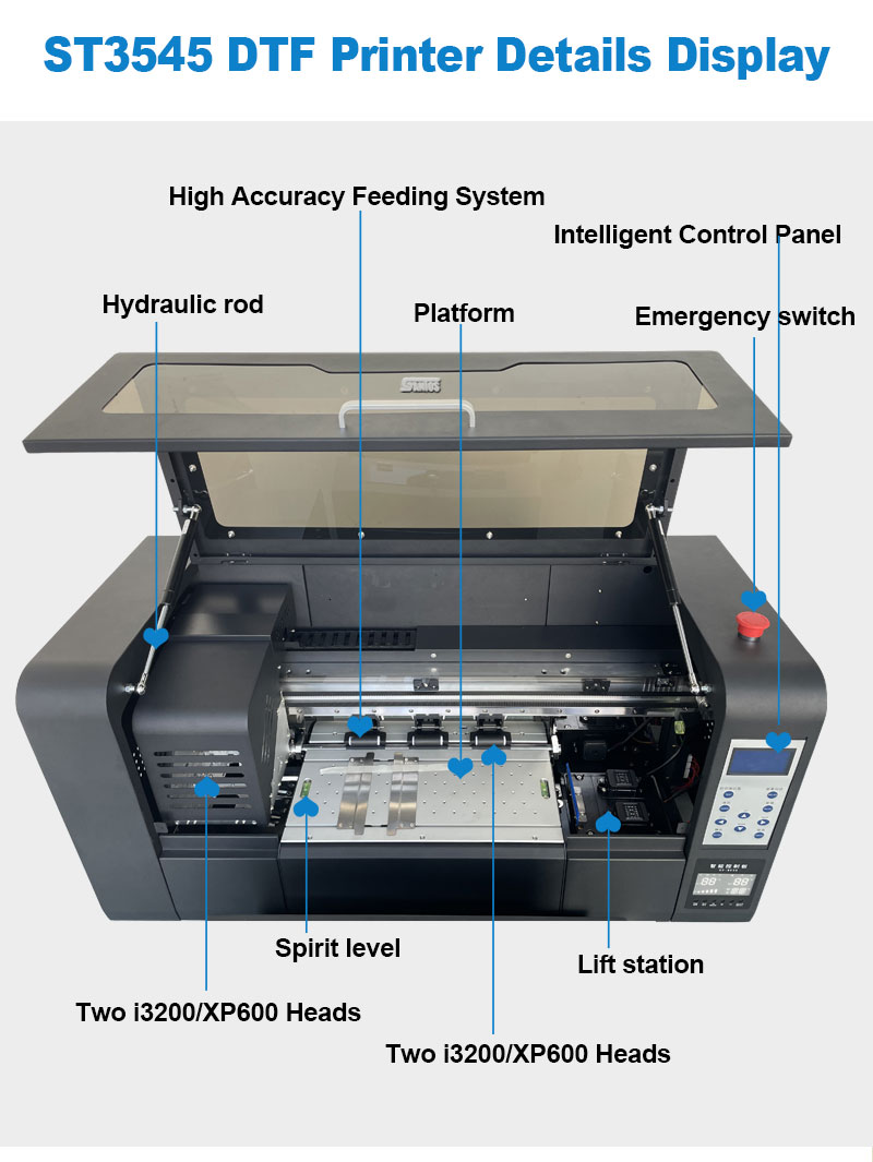 30CM A3 DTF Printer Xp600/I320 - Large Format Sublimation Printer ulasan dan harga