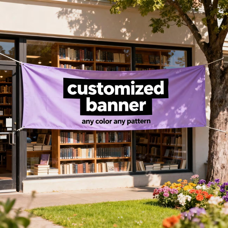 Custom Banner Flags Suitable F - Commercial Banner Printing ulasan dan harga