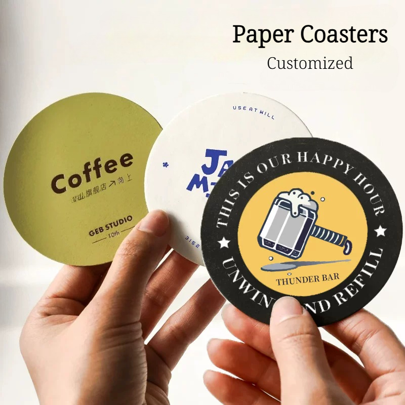 200PCS Customized Paper Coaste - Company Profile Printing ulasan dan harga