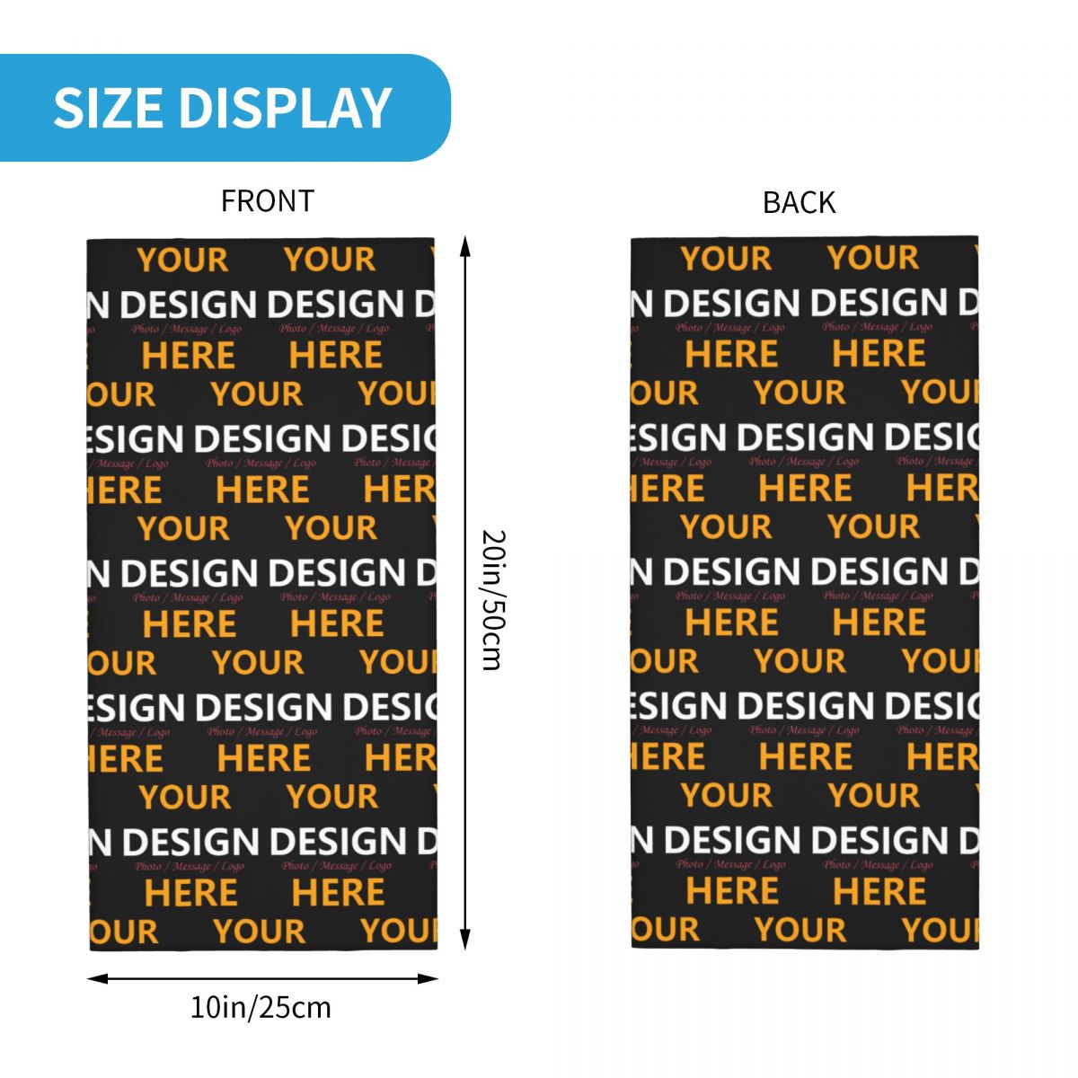 Custom Your Design Here Bandan - Company Profile Printing ulasan dan harga