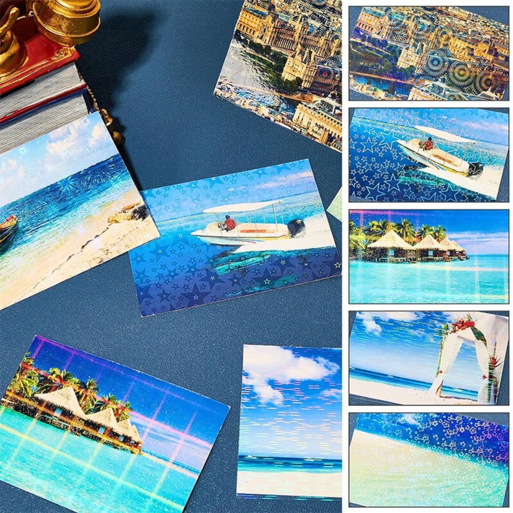 5Pcs Self Adhesive Holographic - Laminator Cold Roll ulasan dan harga