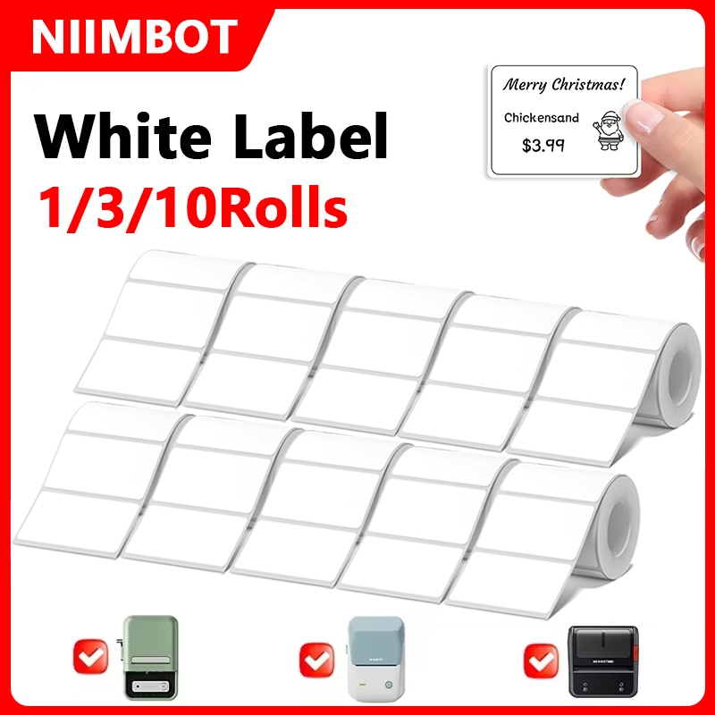 Niimbot 1/3/10 Rolls White The - Commercial Printing Inc ulasan dan harga