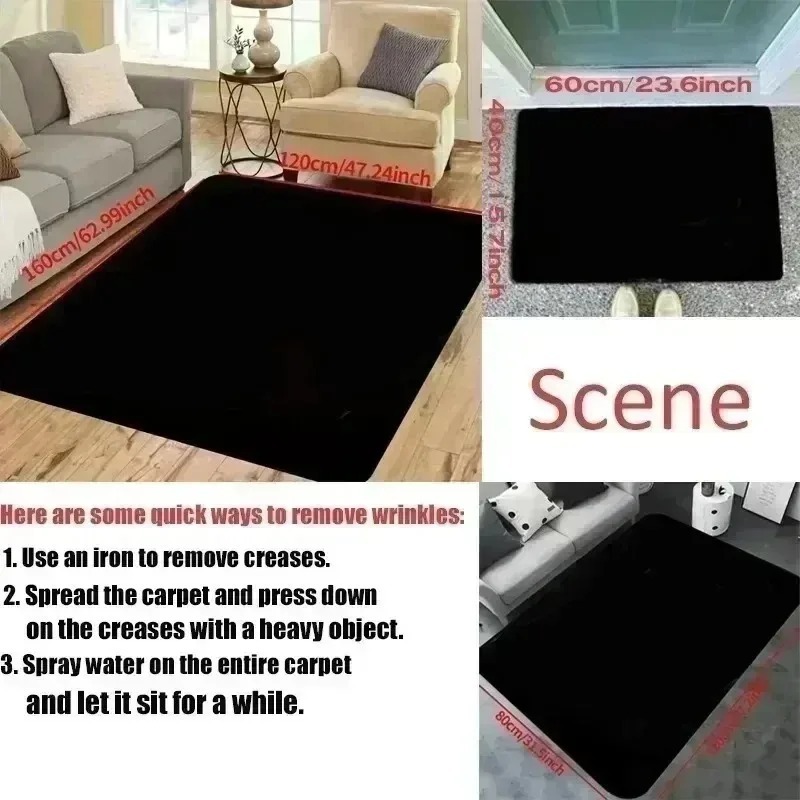 Large Living Room Bedroom Rug  - Commercial Printing Icon ulasan dan harga