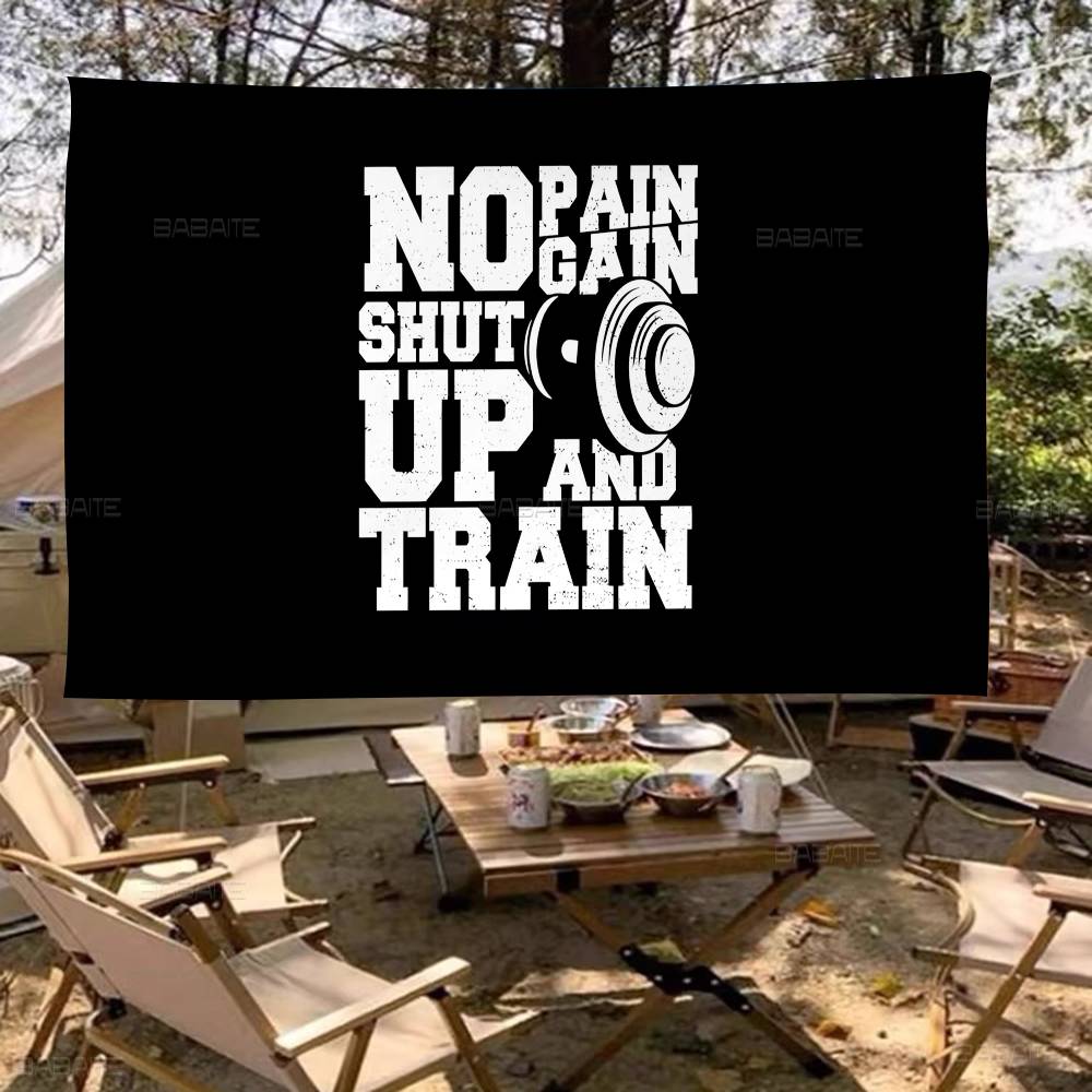No Pain No Gain GYM Advanced P - Commercial Banner Printing ulasan dan harga