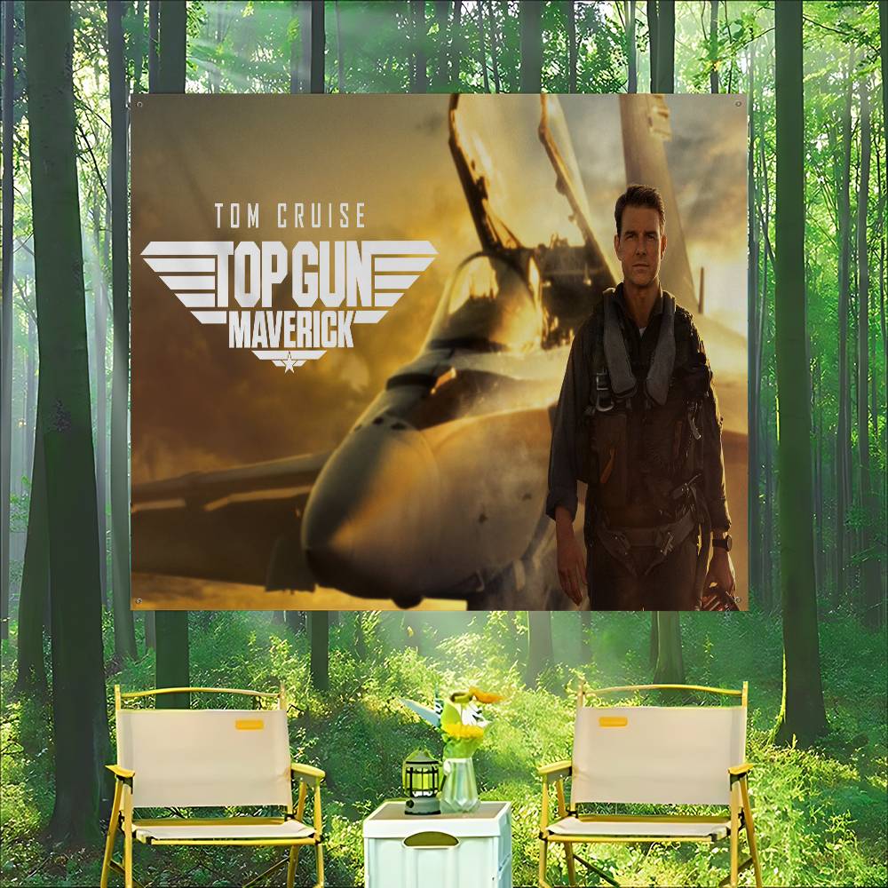 Modern Movie Top Gun Maverick  - Commercial Banner Printing ulasan dan harga