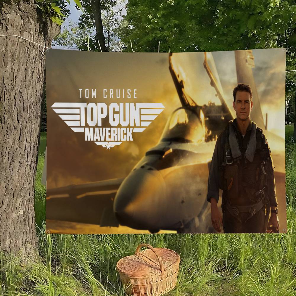 Modern Movie Top Gun Maverick  - Commercial Banner Printing ulasan dan harga