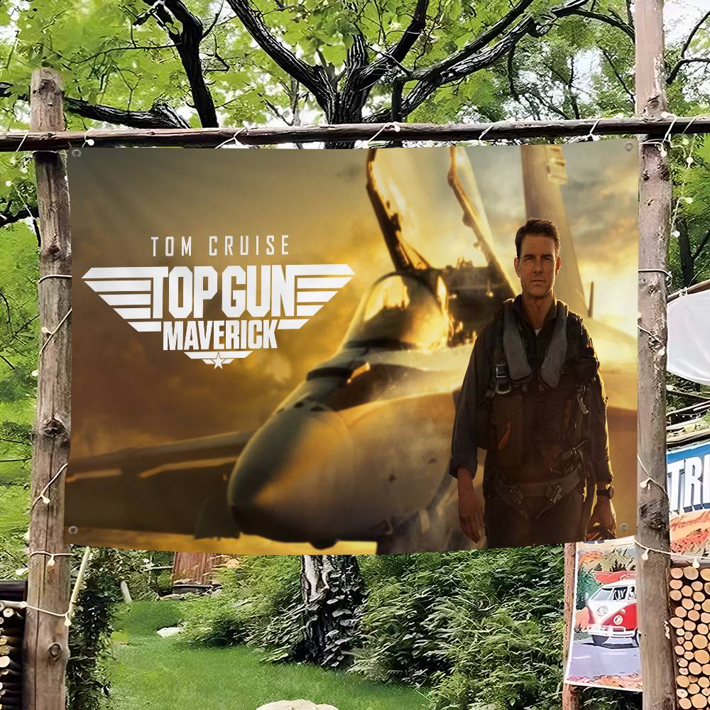 Modern Movie Top Gun Maverick  - Commercial Banner Printing ulasan dan harga