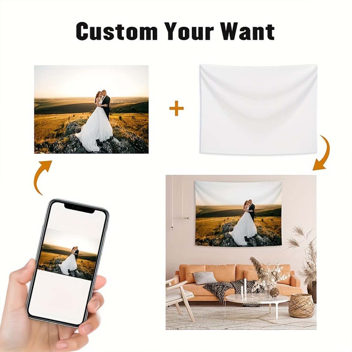 Custom Personalized Tapestry B - Company Profile Printing ulasan dan harga