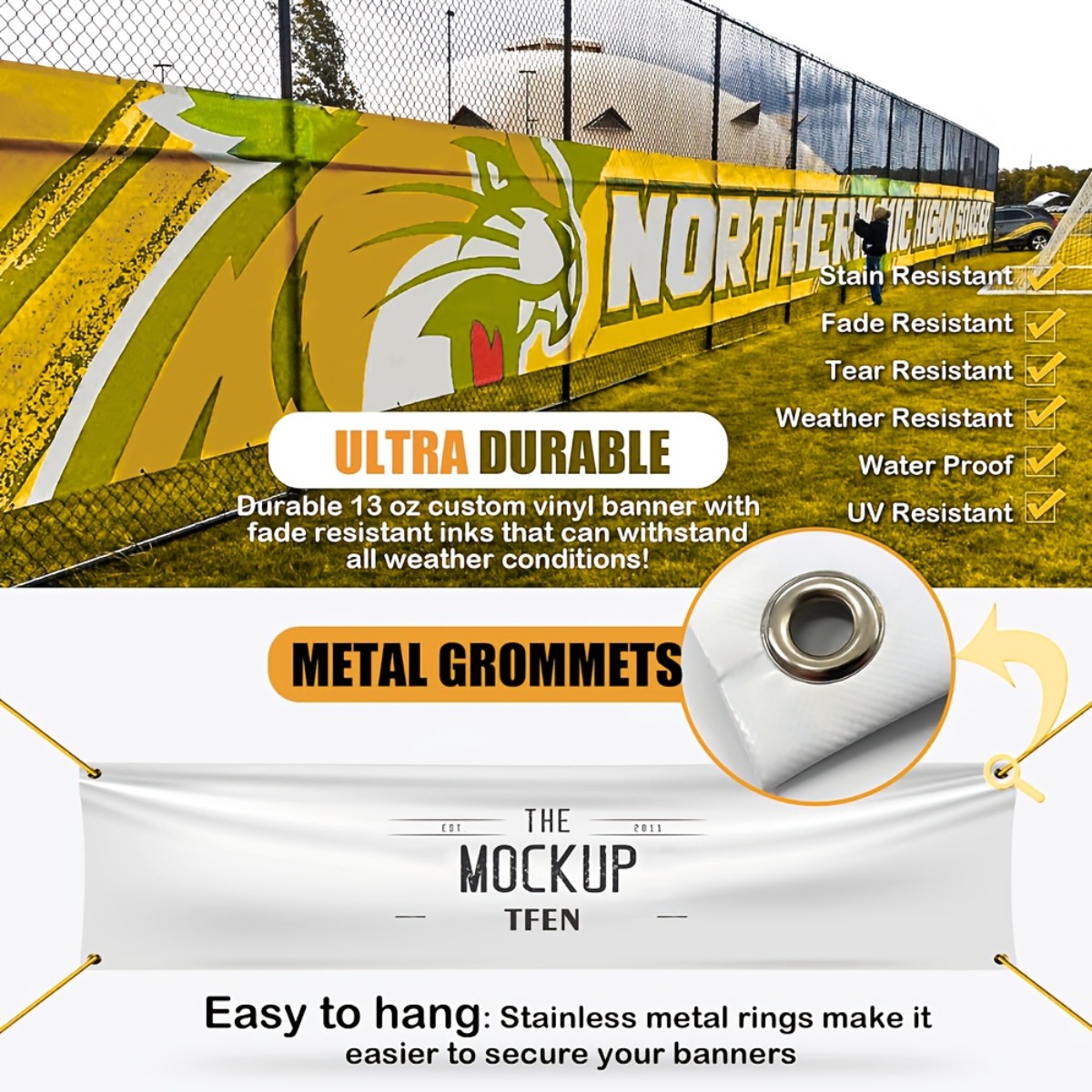 Custom Vinyl Banner Personaliz - Commercial Banner Printing ulasan dan harga