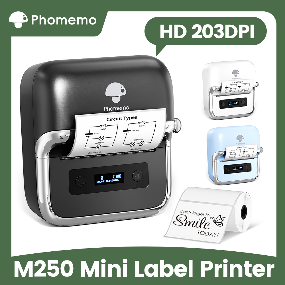 Phomemo M250 Label Maker 75mm  - Commercial Shirt Printing Machine ulasan dan harga