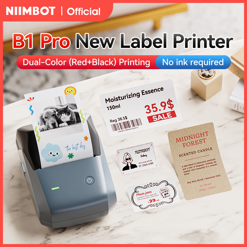 Niimbot B1 Pro Label Printer 3 - Commercial Shirt Printing Machine ulasan dan harga