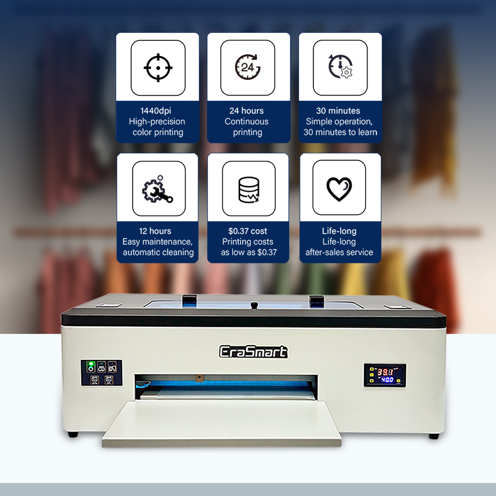 EraSmart 1390 Print Head Inkje - Commercial Shirt Printing Machine ulasan dan harga