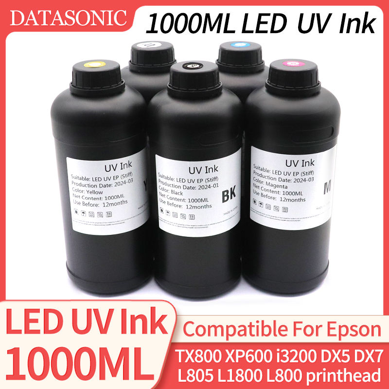 1000ML LED UV Ink For TX800 XP - Printhead Dx5 Epson ulasan dan harga