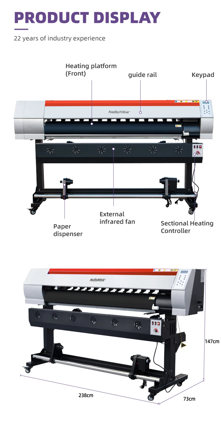 Factory Price 1.6m Large Forma - Large Format Sublimation Printer ulasan dan harga