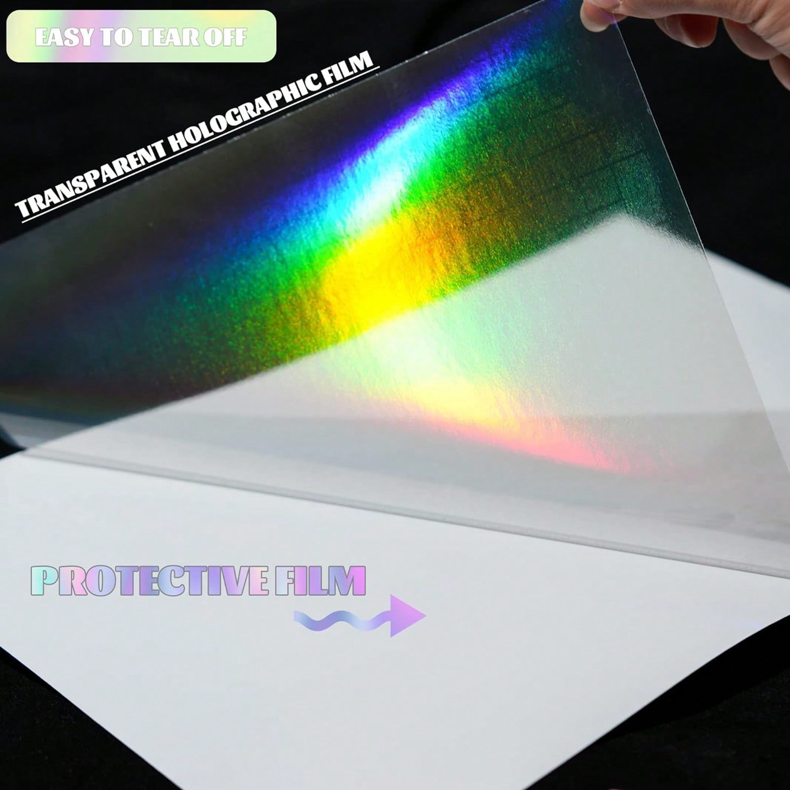 50 Sheets A4 Size Holographic  - Laminator Cold Roll ulasan dan harga