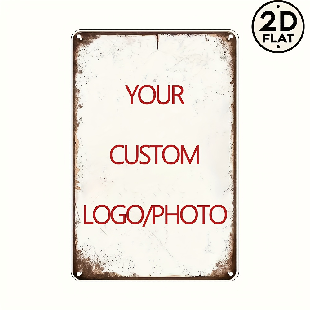 Custom Metal Tin Sign Personal - Company Profile Printing ulasan dan harga