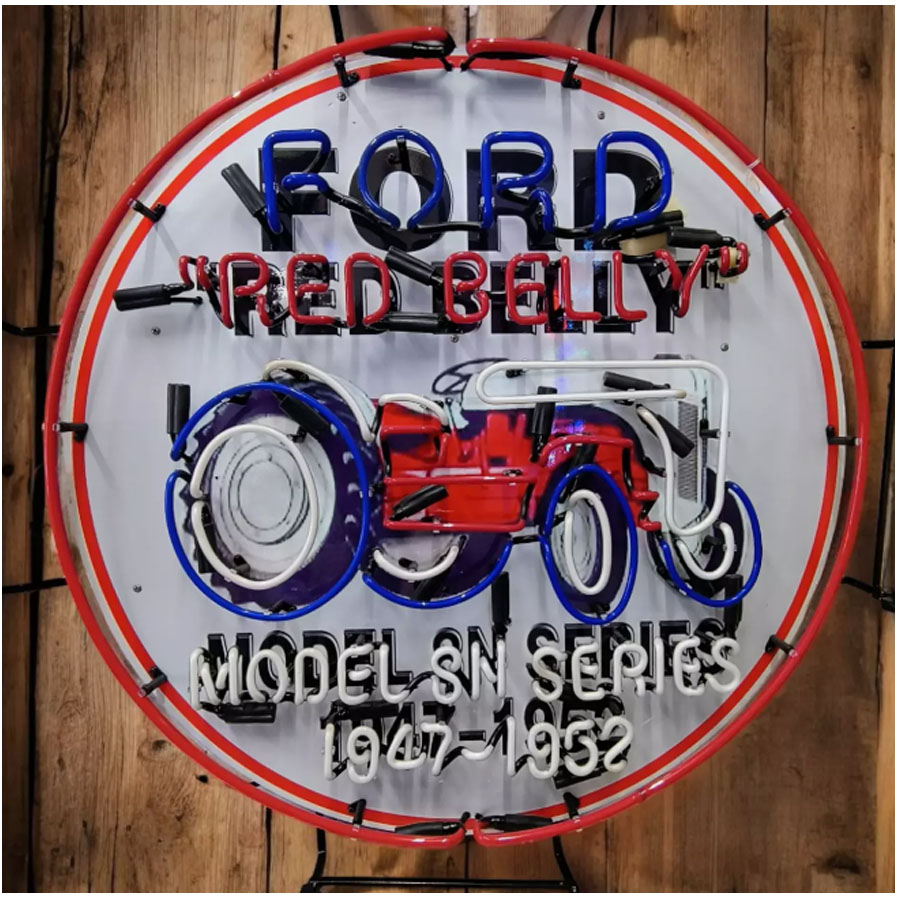 For Red Belly Neon Sign Tracto - Commercial Printing Icon ulasan dan harga
