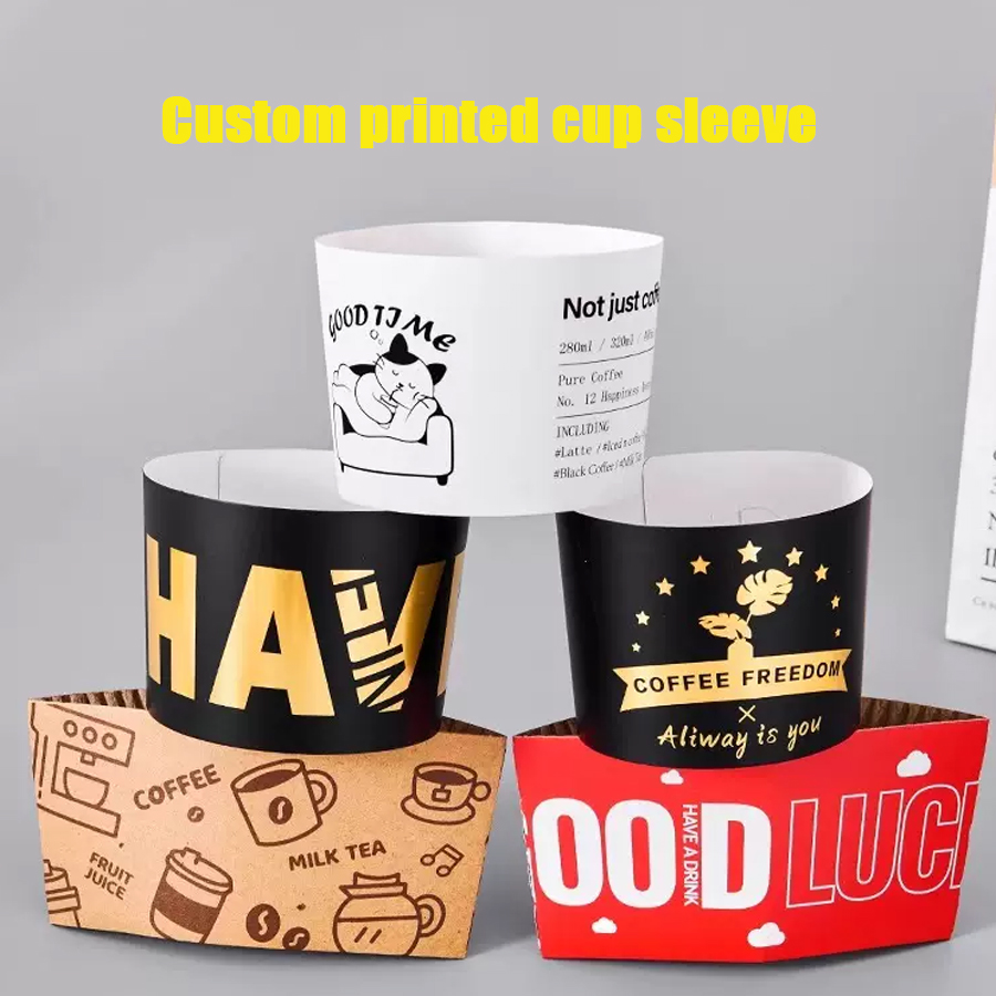 Custom Printed Cup Sleeves Col - Company Profile Printing ulasan dan harga
