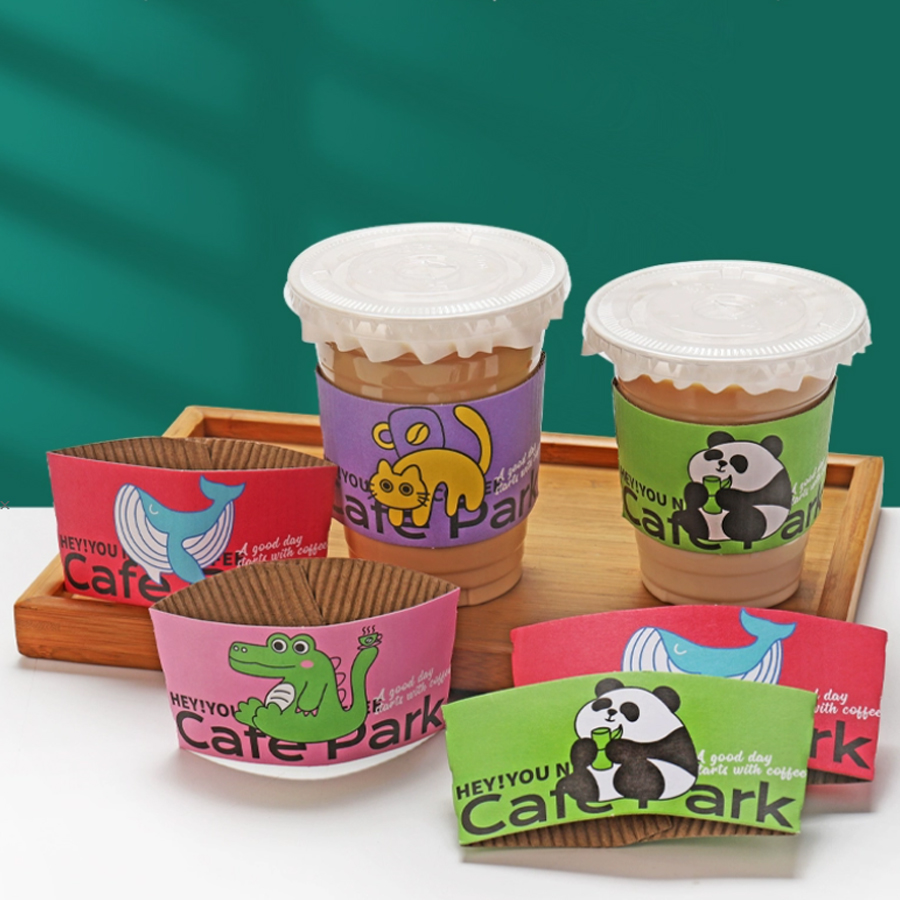 Custom Printed Cup Sleeves Col - Company Profile Printing ulasan dan harga