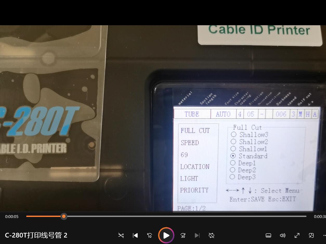  C-280T Cable ID Printer is u - Commercial Printing Inc ulasan dan harga