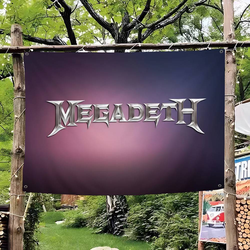 Rock Metal Band M-Megadeth Adv - Commercial Banner Printing ulasan dan harga