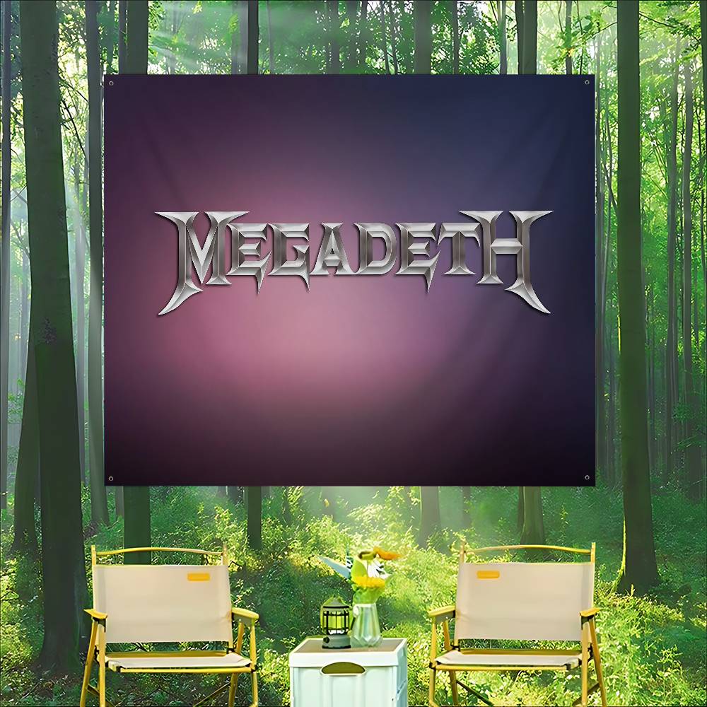 Rock Metal Band M-Megadeth Adv - Commercial Banner Printing ulasan dan harga