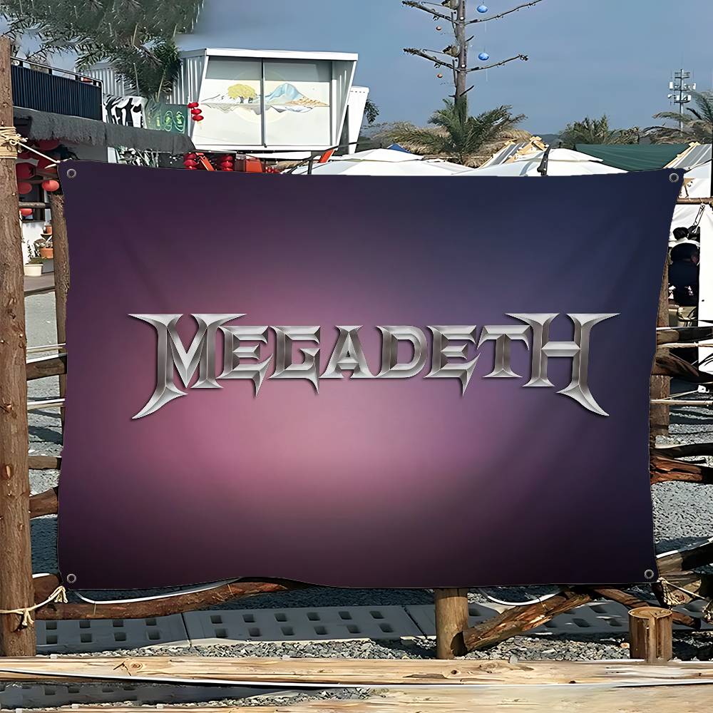 Rock Metal Band M-Megadeth Adv - Commercial Banner Printing ulasan dan harga