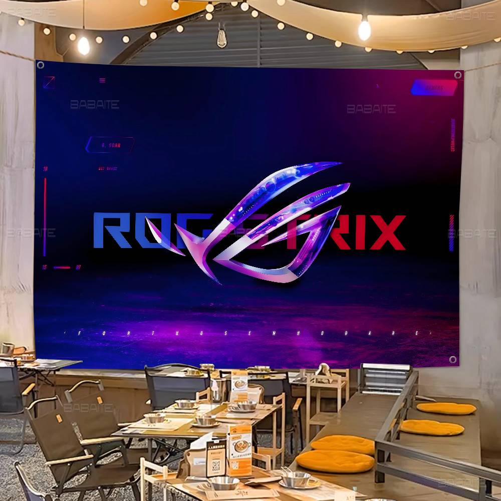 A-AsuS-S R-ROG LOGO Advanced P - Commercial Banner Printing ulasan dan harga
